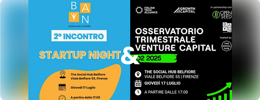 BAN STARTUP NIGHT e OSSERVATORIO TRIMESTRALE VENTURE CAPITALE