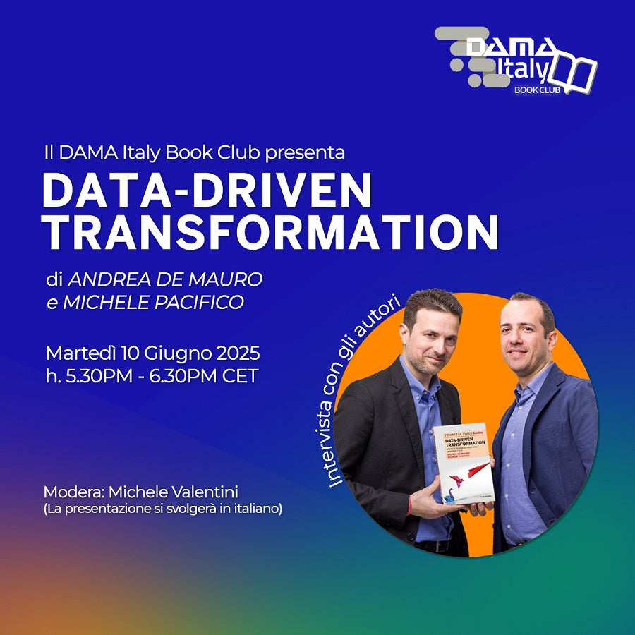 DAMA Italy Book Club - Data-Driven Transformation
