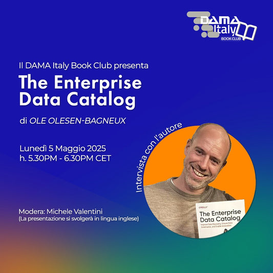 DAMA Italy Book Club - The Enterprise Data Catalog