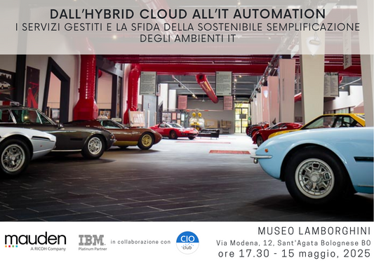 DALL’HYBRID CLOUD ALL’IT AUTOMATION al Museo Lamborghini